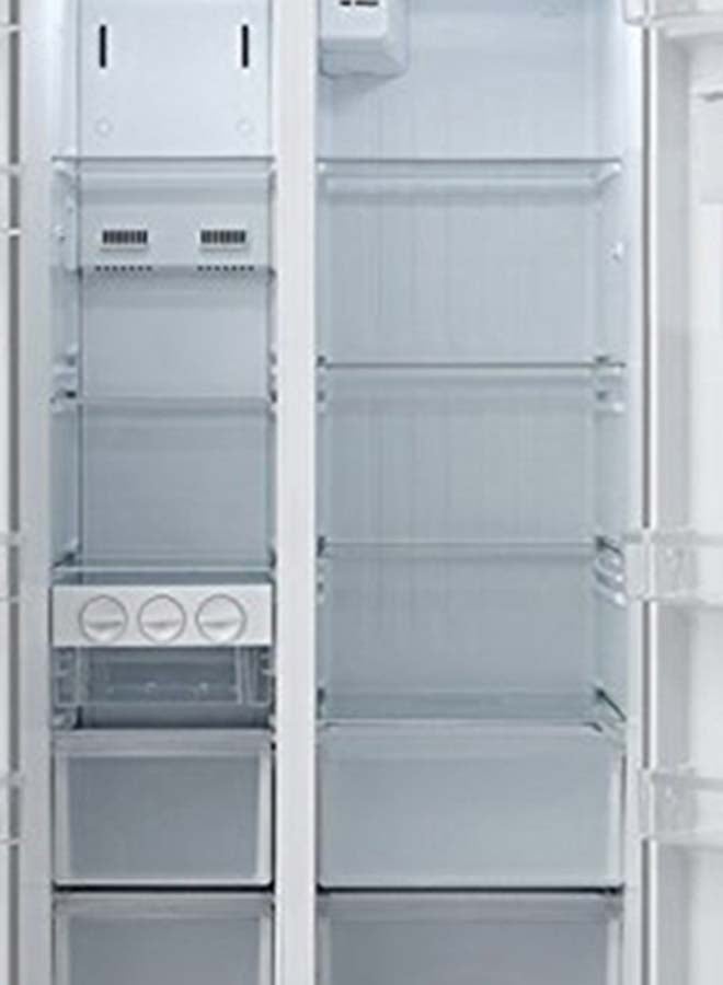 Panasonic - Side-By-Side Double Door Refrigerator NRBS60MS Silver - Image 1