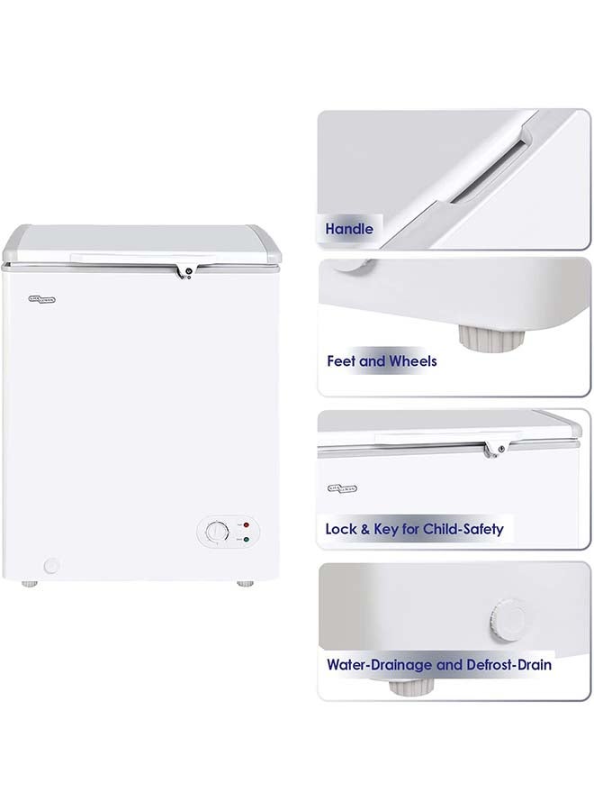 سوبر جنرال - مجمد أفقي 150 L SG F155H أبيض - Image 1