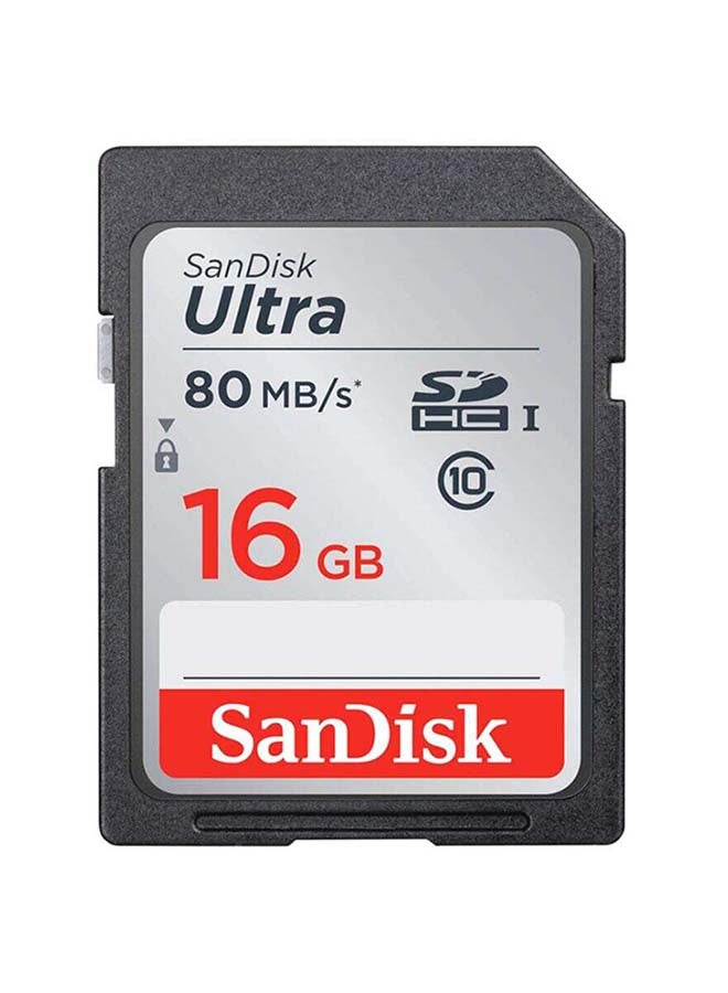 Sandisk Ultra SDHC 80MB/s Class 10 UHS-I - SDSDUNC-016G-GN6IN 16 GB  - Image 1
