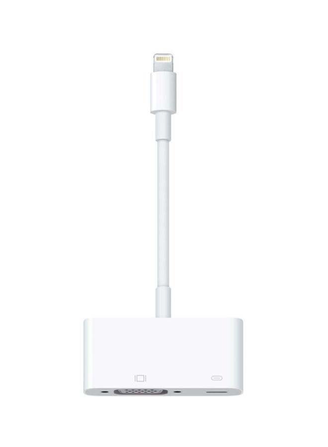 Apple - Lightning To VGA Adapter White - Image 1