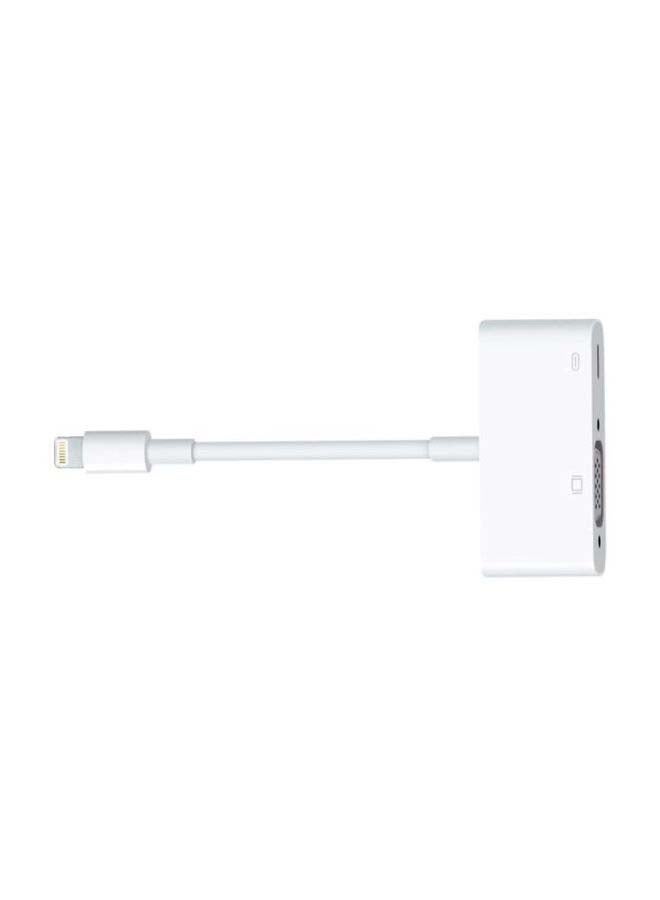 Apple - Lightning To VGA Adapter White - Image 1