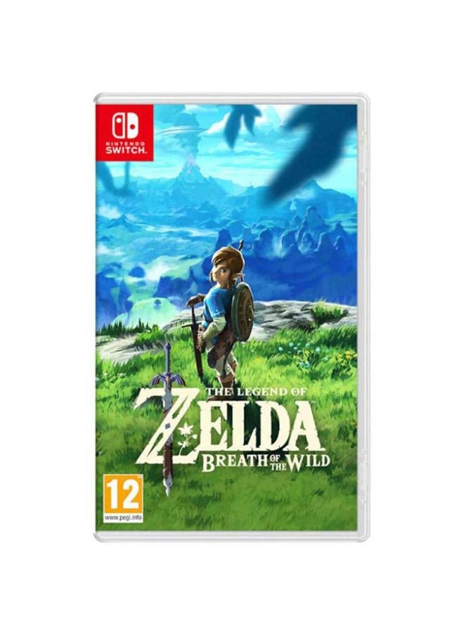 مجموعة تضم جهاز الألعاب سويتش مع لعبة الفيديو "The Legend Of Zelda-Breath Of The World" - v1637142999/N20562461A_4