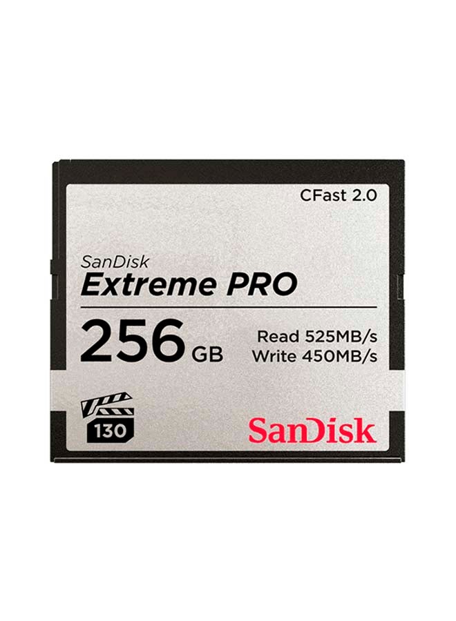 سانديسك بطاقة ذاكرة إكستريم برو 2.0 بسرعة نقل 525 ميجابايت / ثانية VPG130 256 GB  - Image 1