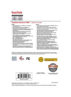 Sandisk Extreme PRO Memory Card 2.0 525MB/s VPG130 256 GB  - Image 3