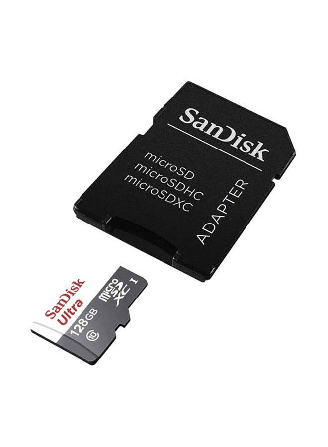 Ultra microSDXC UHS-1 Card With SD Adapter 100 Mb/s 128.0 GB