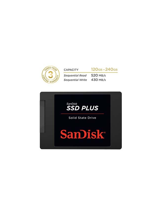 سانديسك محرك أقراص صلبة SSD بلس سعة 240 جيجابايت طراز SDSSDA-240G-G26 240 GB  - Image 4
