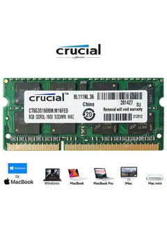 crucial 8Gb Ddr3 Laptop Ram Pc3 1600 Black 8.0 GB  - Image 3