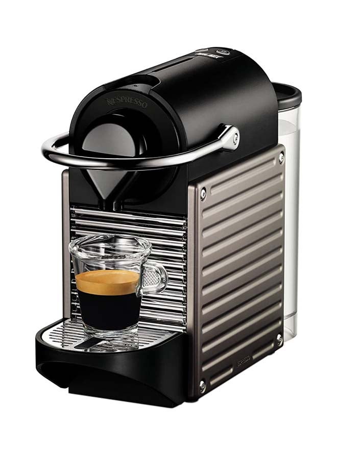 Nespresso - Pixie Bundle Coffee Machine 0 W C51BU-TI / C61-BU-TI Black/Silver - Image 1