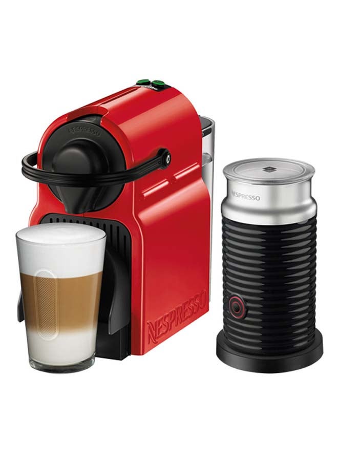 Nespresso Inissia Bundle Coffee Machine 1260.0 W C40BU-RE Black/Silver/Red  - Image 2