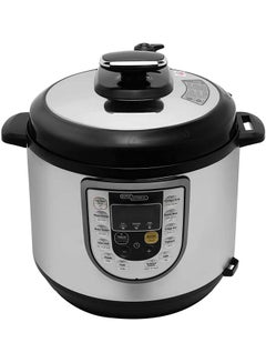SUPER GENERAL Electric Pressure Cooker 6.0 L 1000.0 W SGEC60DM Silver/Black  - Image 1