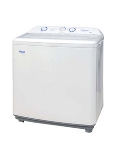 SUPER GENERAL 10 Kg Twin-Tub Semi-Automatic Washing Machine, Efficient Top-Load Washer With Low Noise Gear Box, Spin-Dry, 84 x 49 x 92 Cm 630 W SGW1056N White  - Image 1