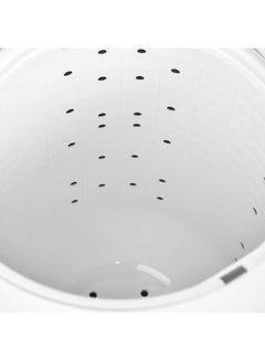 SUPER GENERAL 10 Kg Twin-Tub Semi-Automatic Washing Machine, Efficient Top-Load Washer With Low Noise Gear Box, Spin-Dry, 84 x 49 x 92 Cm 630 W SGW1056N White  - Image 5