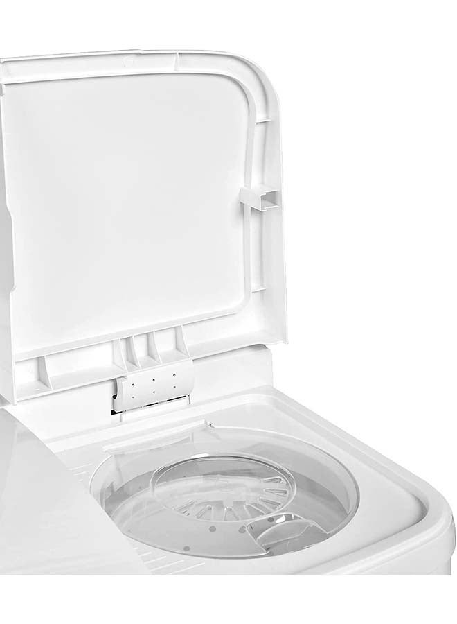 SUPER GENERAL - 10 Kg Twin-Tub Semi-Automatic Washing Machine, Efficient Top-Load Washer With Low Noise Gear Box, Spin-Dry, 84 x 49 x 92 Cm 630 W SGW1056N White - Image 1