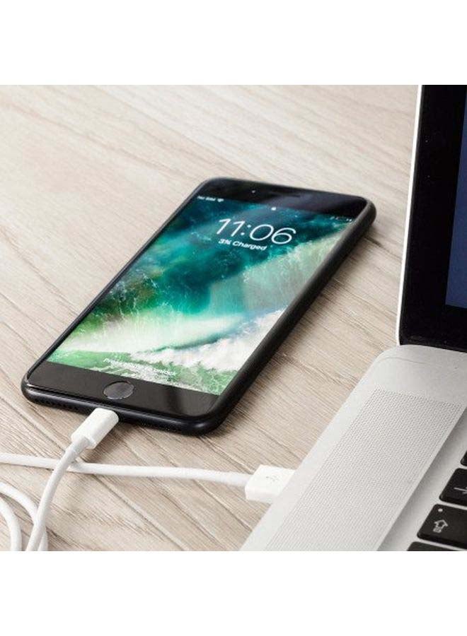 Apple - Charging And Data Transmission Cable For Mobile Phones White - Image 1