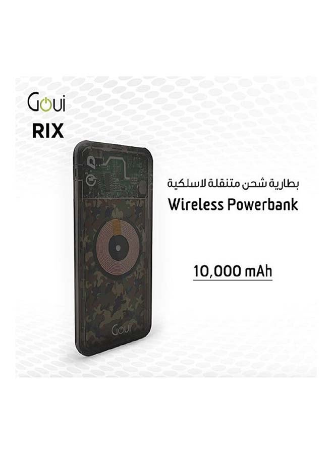 Goui RIX Wireless Micro USB Power Bank Green - Image 3