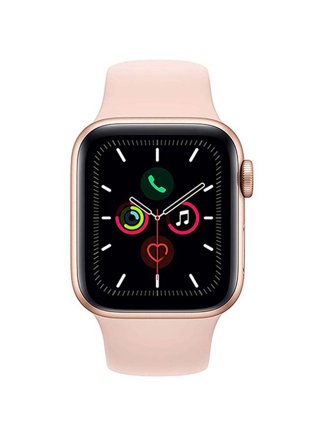 Apple - Watch Series 5 GPS Gold Aluminium Case With Sport Band 40mm Pink Sand - Image 1