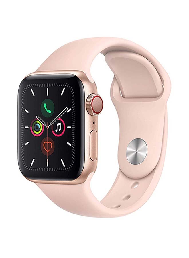 Apple - Watch Series 5 GPS Gold Aluminium Case With Sport Band 40mm Pink Sand - Image 1