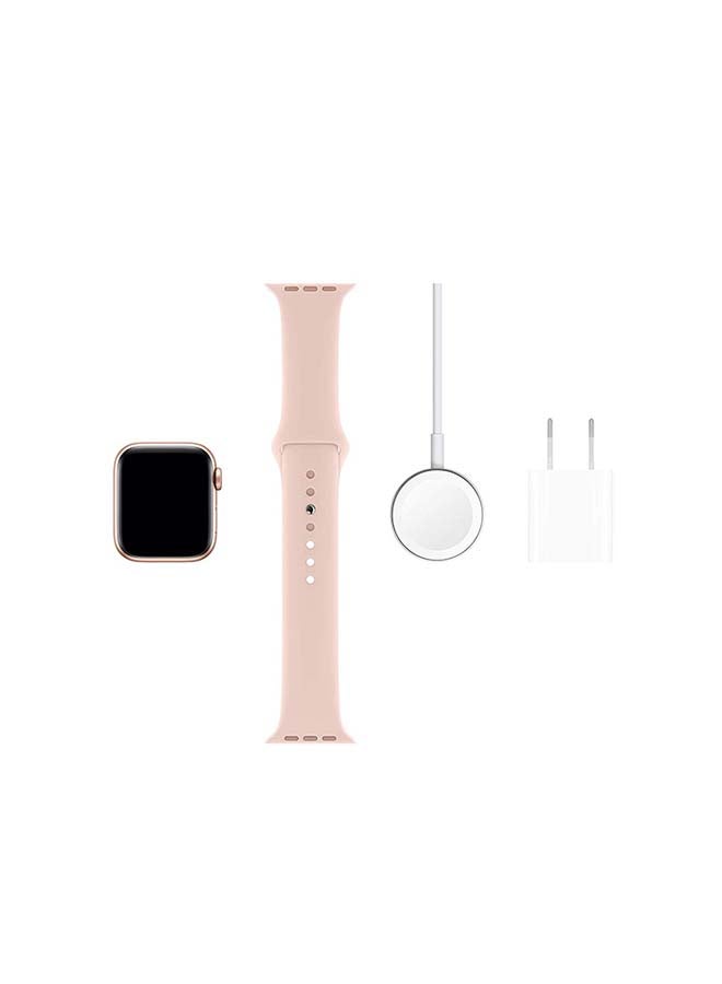 Apple - Watch Series 5 GPS Gold Aluminium Case With Sport Band 40mm Pink Sand - Image 1
