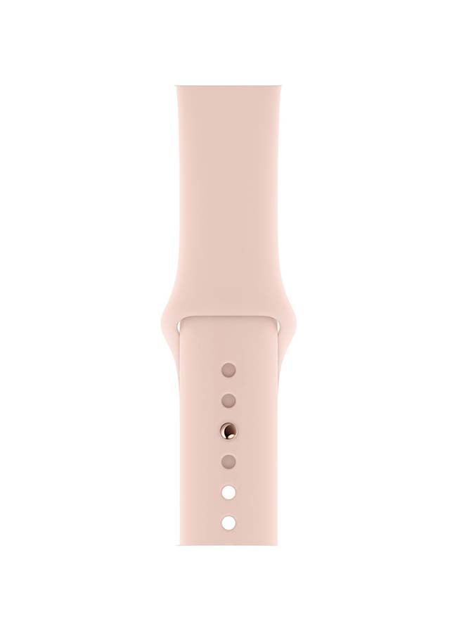 Apple - Watch Series 5 GPS Gold Aluminium Case With Sport Band 40mm Pink Sand - Image 1
