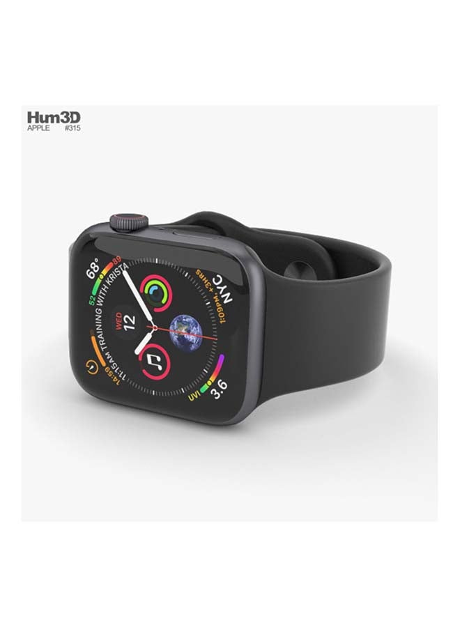 Apple - Watch Series 5 GPS Space Grey Aluminium Case With Sport Band 44mm Black - Image 1