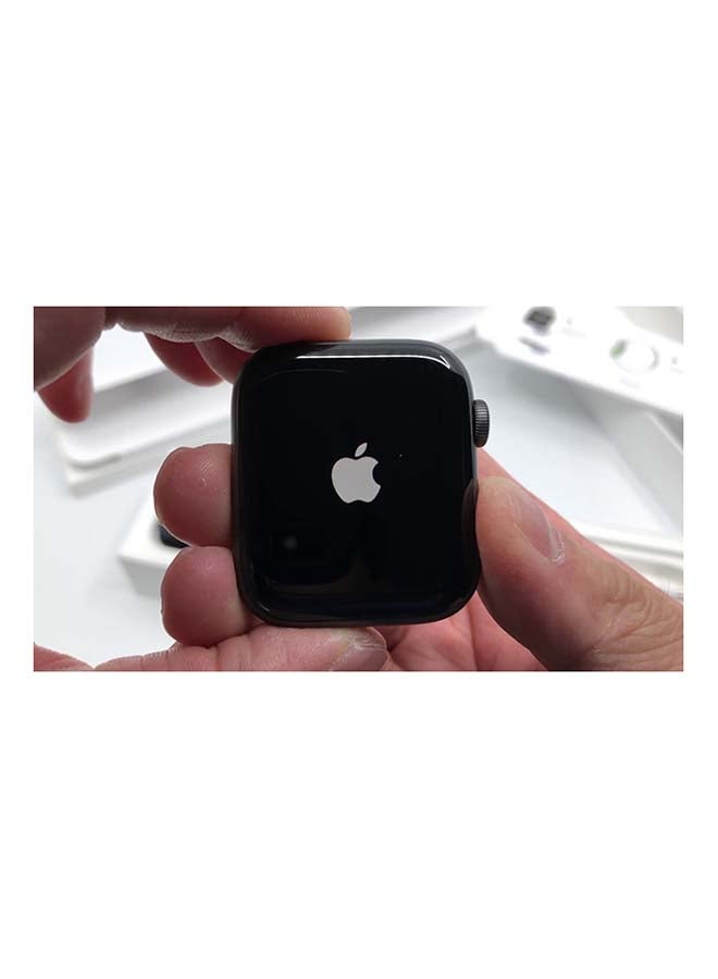 Apple - Watch Series 5 GPS Space Grey Aluminium Case With Sport Band 44mm Black - Image 1