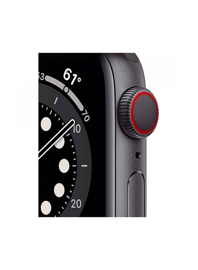 Apple - Watch Series 5 GPS Space Grey Aluminium Case With Sport Band 44mm Black - Image 1