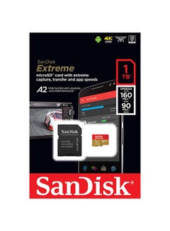 Sandisk Extreme MicroSDXC Card And SD Adapter 1 TB  - Image 4