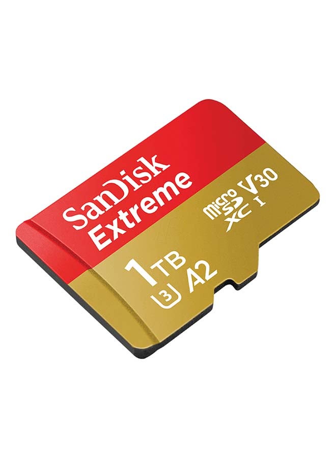 Extreme MicroSDXC Card And SD Adapter 1 TB