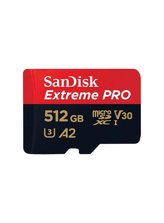 سانديسك - بطاقة مايكرو SDXC إكستريم برو بسرعة 170 ميجابايت بالثانية A2 الفئة 10 V30 UHS-I U3 + محول بطاقة SD + برنامج ريسكيو برو ديلوكس 512 GB - Image 1
