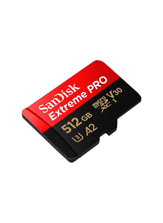 سانديسك - بطاقة مايكرو SDXC إكستريم برو بسرعة 170 ميجابايت بالثانية A2 الفئة 10 V30 UHS-I U3 + محول بطاقة SD + برنامج ريسكيو برو ديلوكس 512 GB - Image 1