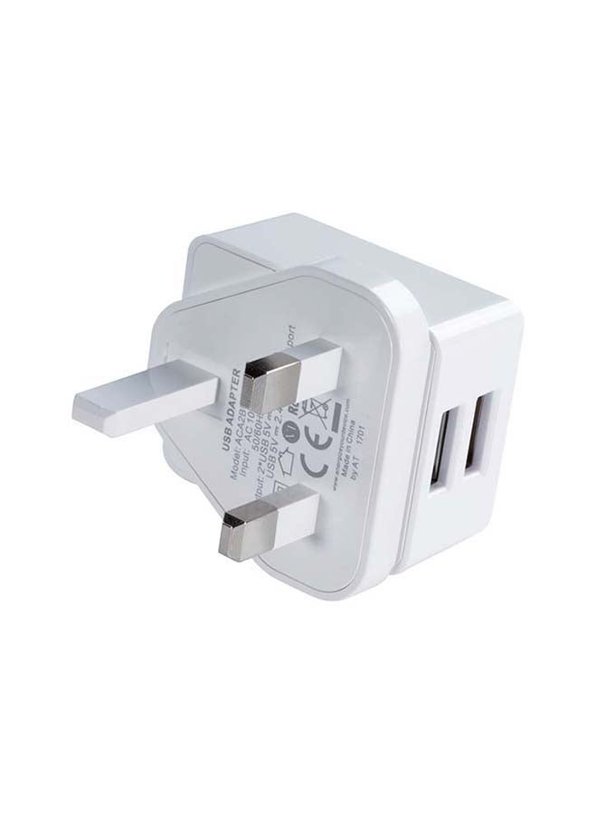 Classic Fast Charging Single USB 1A Adapter With Smart IC Technology 5W White