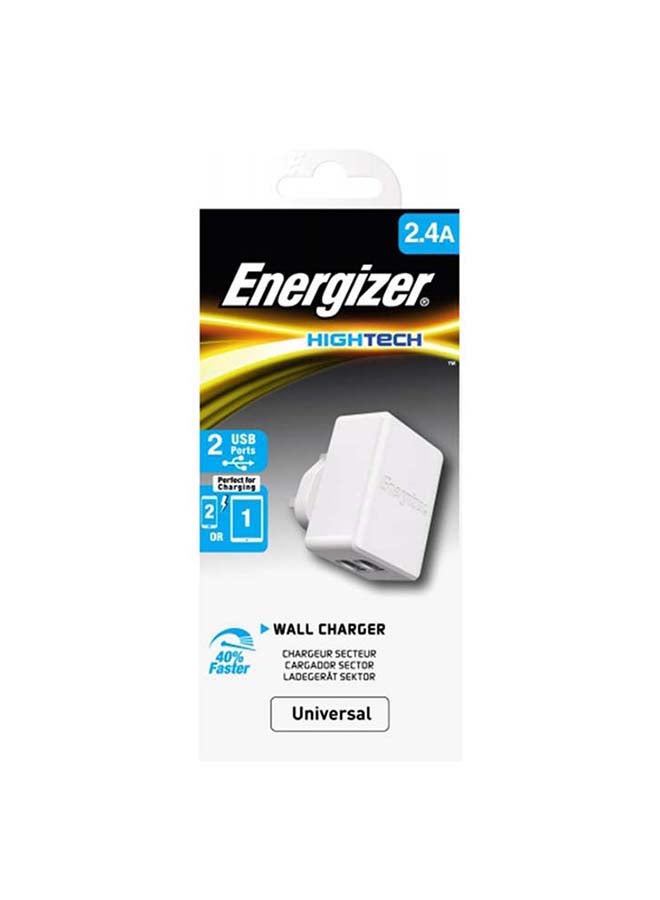 Classic Fast Charging Single USB 1A Adapter With Smart IC Technology 5W White