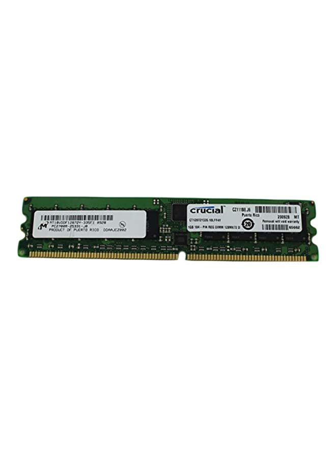 كروشيال - ذاكرة رام Dimm DDR لأجهزة نوت بوك أخضر - Image 1
