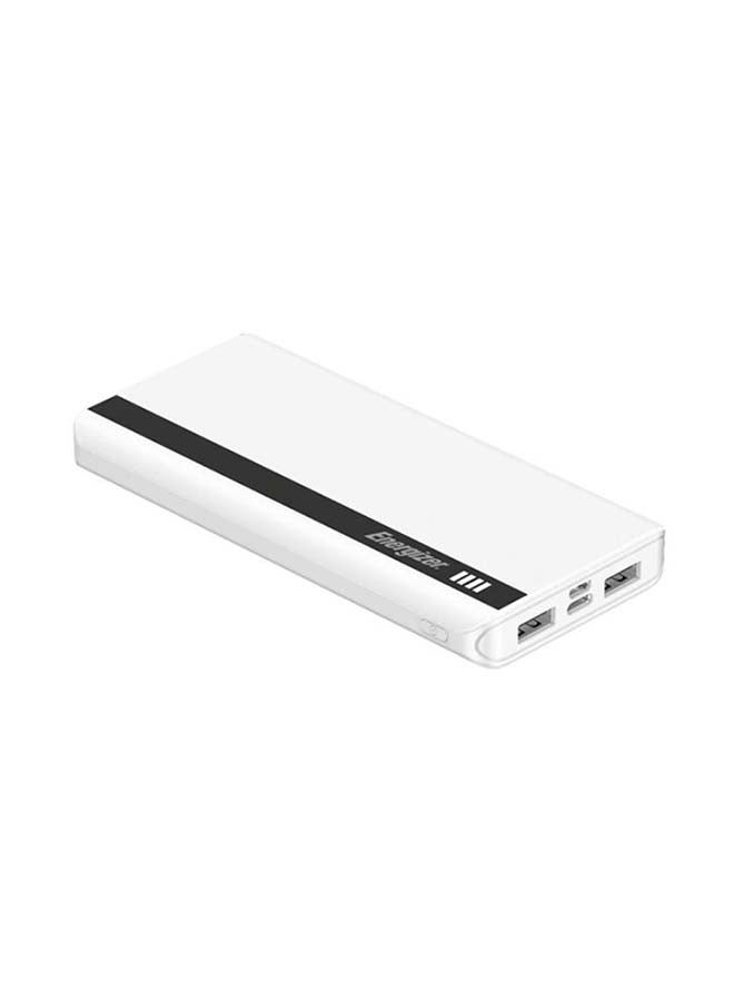 Energizer 10000.0 mAh Rapid Charging Power Bank With Dual Outputs And Type-C,Micro USB Inputs, Slim, Compact with PowerSafe Management White  - Image 3