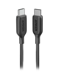 آنكر كابل بمنفذ USB للشحن ومزامنة البيانات أسود/فضي  - Image 1