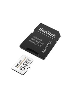 سانديسك محول microSDXC + SD عالي التحمل - لكاميرات القياس ومراقبة المنزل، حتى 5000 ساعة، مقاطع فيديو عالية الدقة / 4K، سرعات قراءة/كتابة تصل إلى 100/40 ميجابايت/ثانية، C10، U3، V30  - Image 2