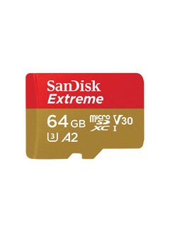 Sandisk Extreme microSDXC UHS-I Card 64 GB  - Image 1