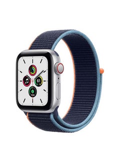Watch SE-40 mm (GPS+Cellular) Silver Aluminium Case with Sport Loop Deep Navy