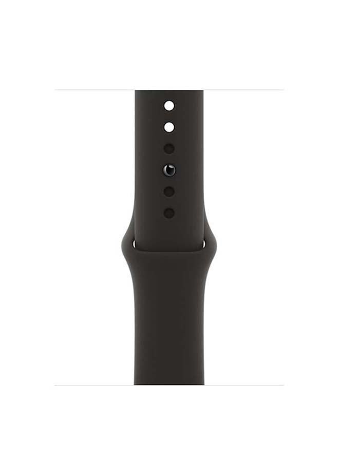 Apple - 303.8 mAh Watch Series 6 GPS + Cellular Space Gray Aluminium Case with Sport Band 40mm Black - Image 1