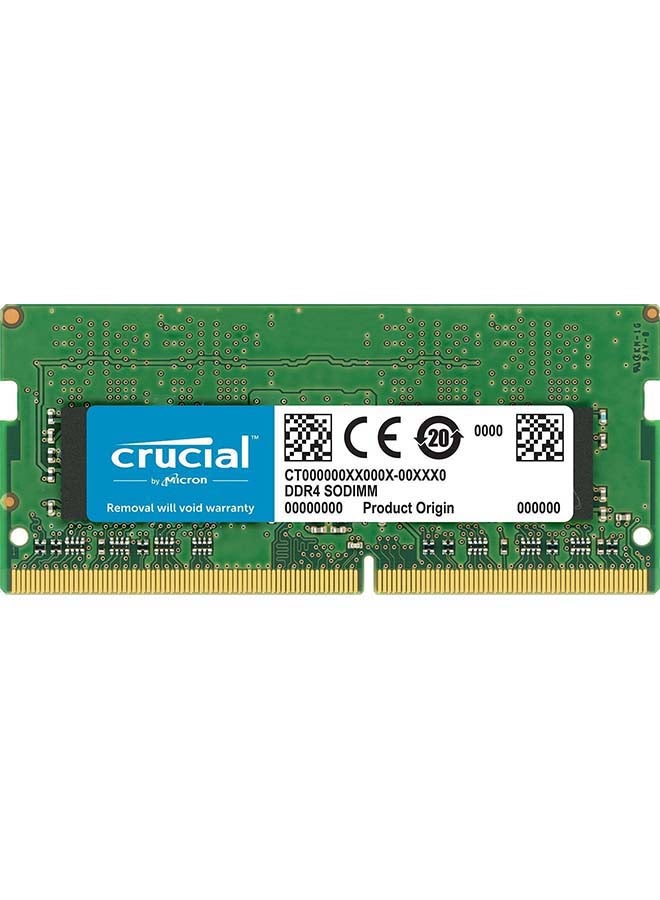 crucial - RAM 8GB DDR4 3200MHz CL22 (or 2933MHz or 2666MHz) Laptop Memory CT8G4SFRA32A Green - Image 1