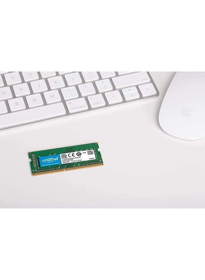 crucial - RAM 8GB DDR4 3200MHz CL22 (or 2933MHz or 2666MHz) Laptop Memory CT8G4SFRA32A Green - Image 1