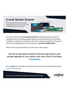 crucial 1TB P2 3D NAND NVMe PCIe M.2 SSD, Up to 2400MBPS reading speed, Black, CT1000P2SSD8 1 TB  - Image 2