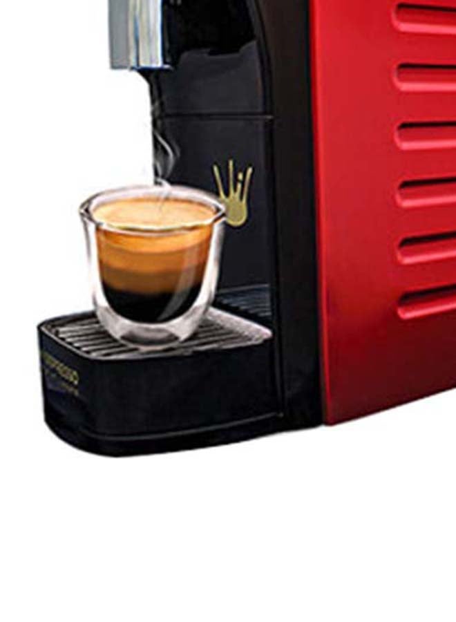 Swisspresso - Espresso Coffee Machine 1255W With 120 Coffee Capsules 0.7 L 1255.0 W SCM009 Red - Image 1