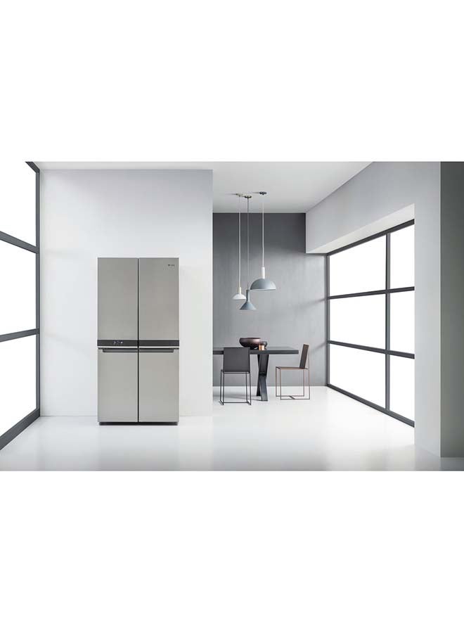 ويرلبول ثلاجة بمجمد سفلي مزودة بعدد 4 أبواب 220 W WQ9 B1L UK إينوكس  - Image 5