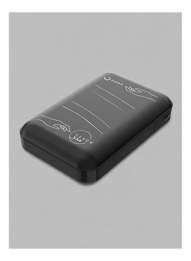 Noon East 10000.0 mAh Noon X Reach Charge For Change 10000 mAh Power Bank LP-1008AC-2 Black - Image 5