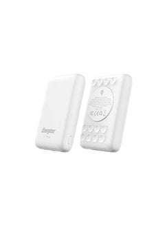 1000.0 mAh Ultimate Wireless Power Bank with Suction Cup, Dual Ouputs, Power Delivery 3.0 Output for iPhone/ iPad, QuickCharge3.0 Technology for Samsung Huawei, Redmi, OnePlus, Oppo, Vivo, Quick Recharging, LED Indicator, PowerSafe Management, 10W White
