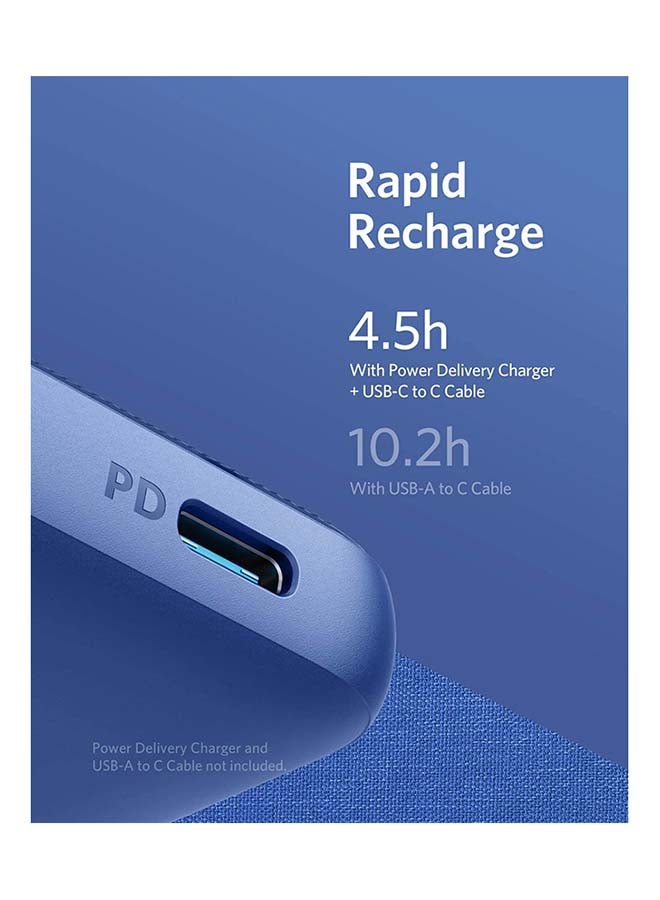 Anker - PowerCore III Sense 10k 20W PD 10000mAh Power Bank A1244H32 Blue - Image 1