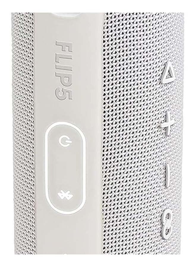 JBL Flip 5 Waterproof Portable Bluetooth Speaker White - Image 2