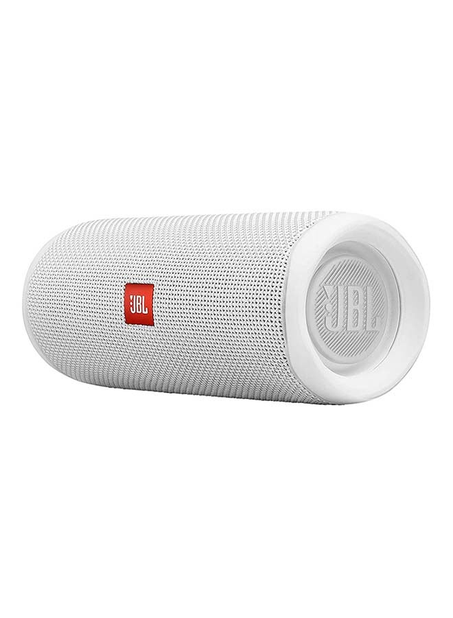 JBL Flip 5 Waterproof Portable Bluetooth Speaker White - Image 4