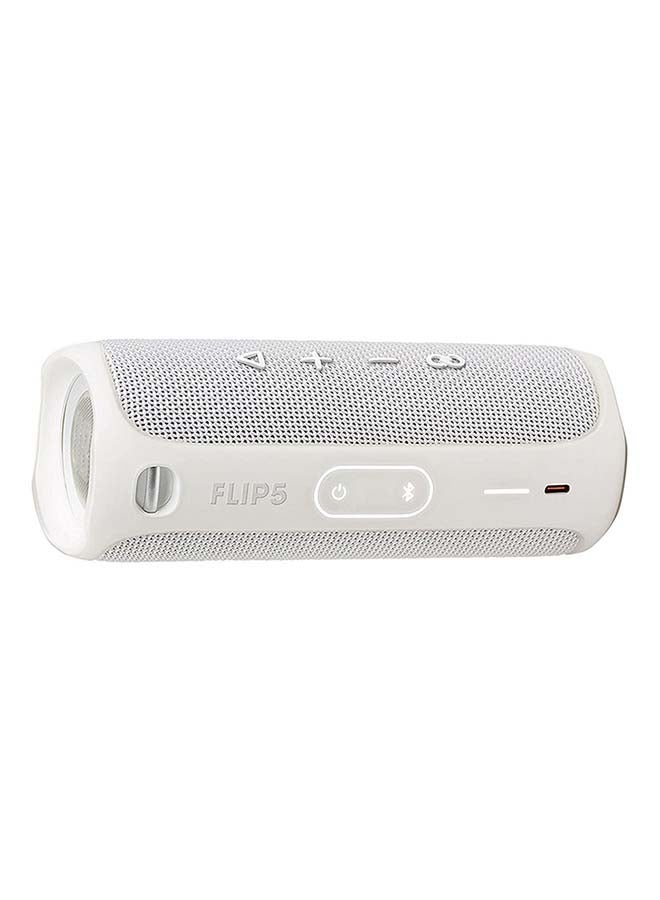 JBL Flip 5 Waterproof Portable Bluetooth Speaker White - Image 5